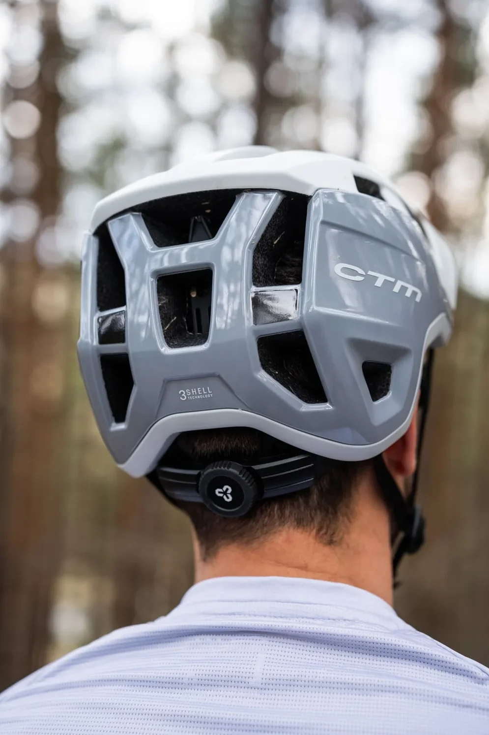 Cyklistická prilba CTM TRAILTAMER, biela