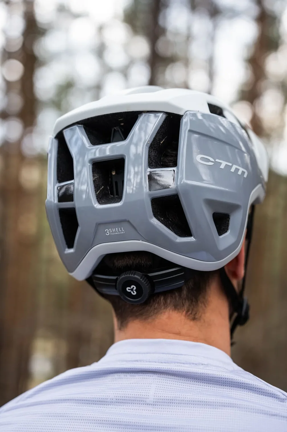 Cyklistická prilba CTM TRAILTAMER, biela