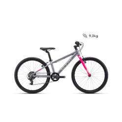 Detský bicykel CTM BENNY 24 - matná šedá / ružová