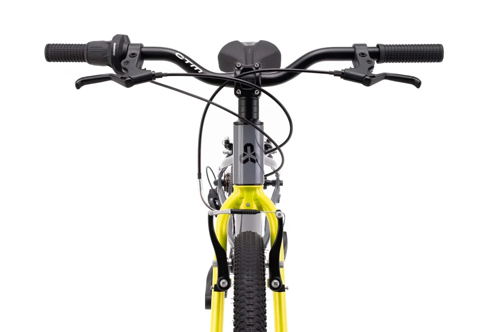Detský bicykel CTM BENNY 24 - šedá / limetková