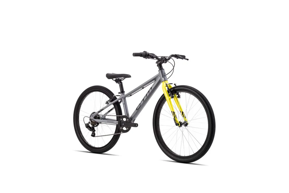 Detský bicykel CTM BENNY 24 - šedá / limetková