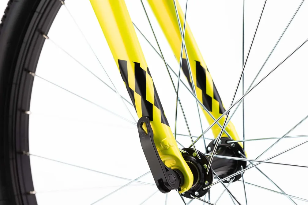 Detský bicykel CTM BENNY 24 - šedá / limetková