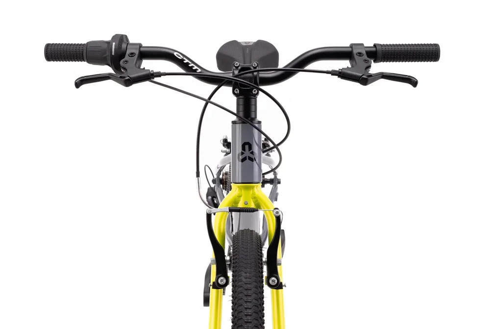Detský bicykel CTM BENNY 24 - šedá / limetková