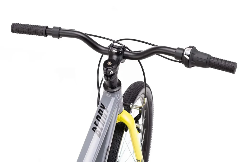 Detský bicykel CTM BENNY 24 - šedá / limetková