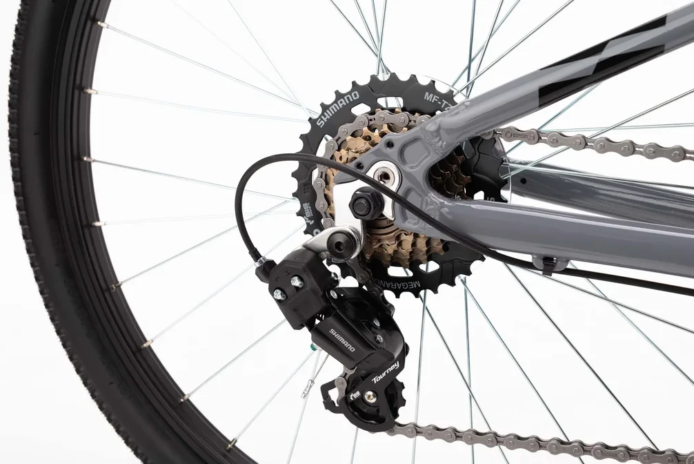Detský bicykel CTM BENNY 24 - šedá / limetková