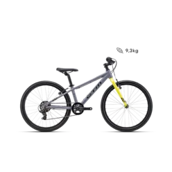 Detský bicykel CTM BENNY 24 - šedá / limetková