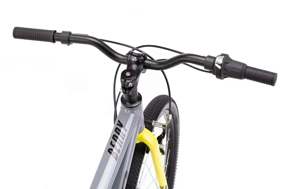 Detský bicykel CTM BENNY 24 - šedá / limetková