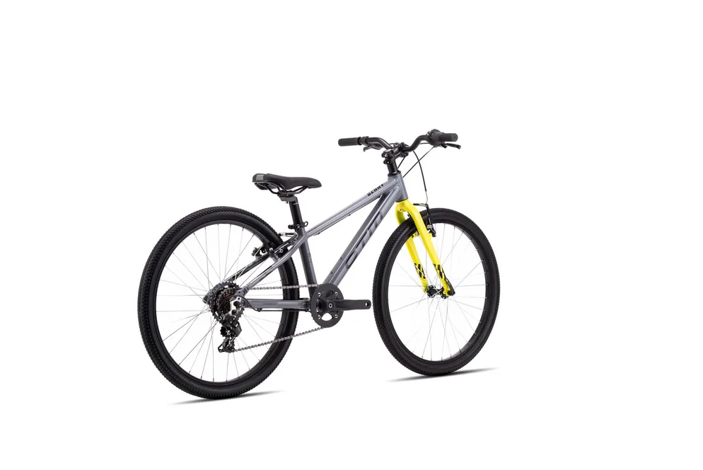 Detský bicykel CTM BENNY 24 - šedá / limetková