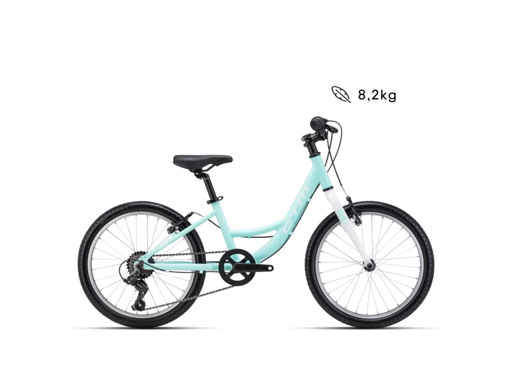Detský bicykel CTM ELLIE 20 - matná mentolová
