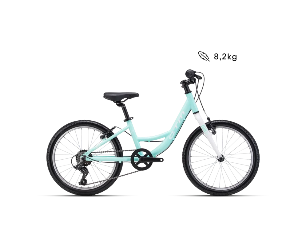 Detský bicykel CTM ELLIE 20 - matná mentolová