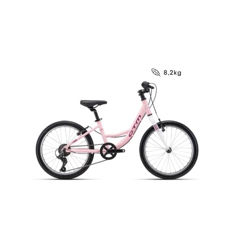 Detský bicykel CTM ELLIE 20 - matná svetloružová