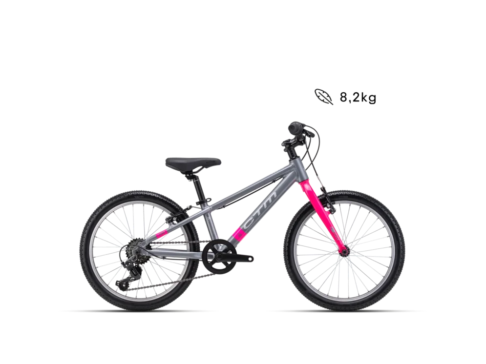 Detský bicykel CTM FLASH 20 - matná šedá