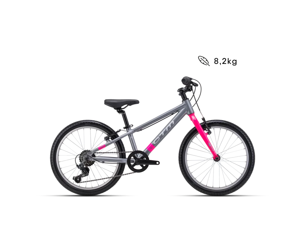 Detský bicykel CTM FLASH 20 - matná šedá
