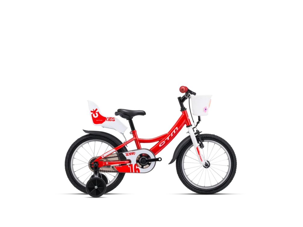 Detský bicykel CTM JENNY 16 - červená