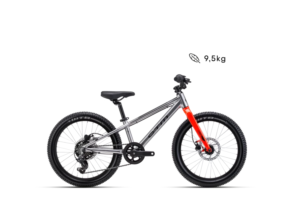 Detský bicykel CTM JERRY 2.0 20 - matná strieborná / oranžová