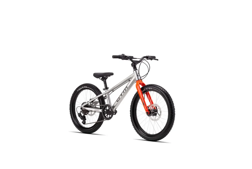 Detský bicykel CTM JERRY 2.0 20 - matná strieborná / oranžová
