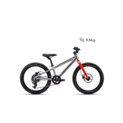 Detský bicykel CTM JERRY 2.0 20 - matná strieborná / oranžová