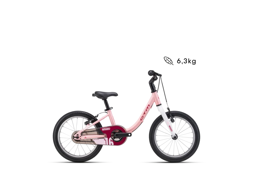 Detský bicykel CTM MARRY 16 - matná svetloružová