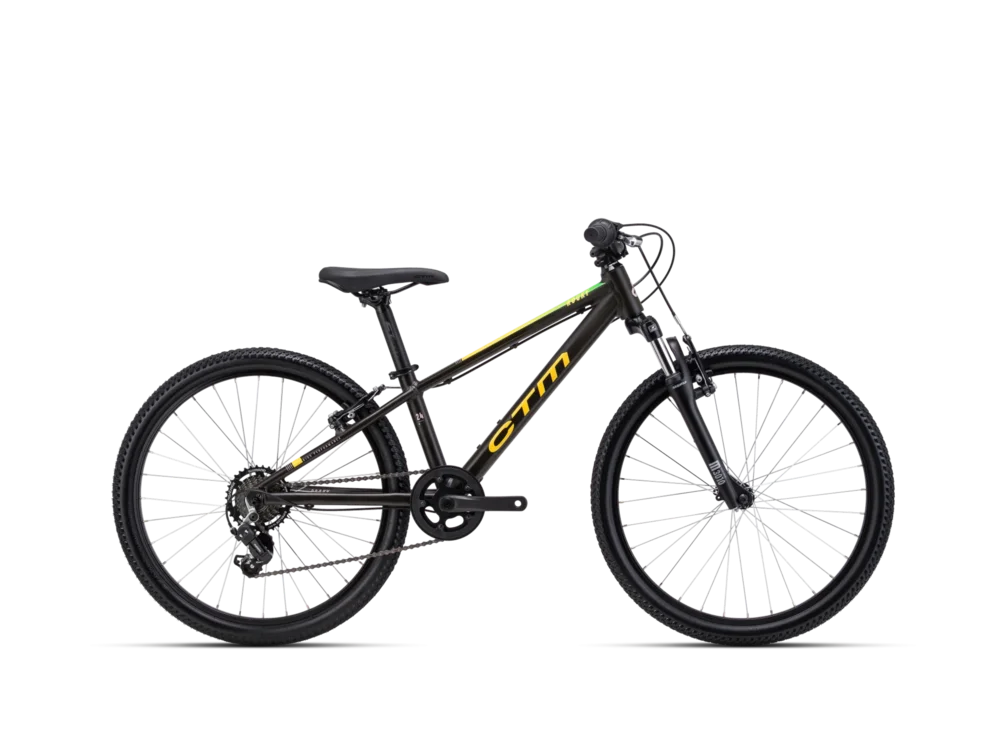 Detský bicykel CTM ROCKY 1.0 24 - matná čierna