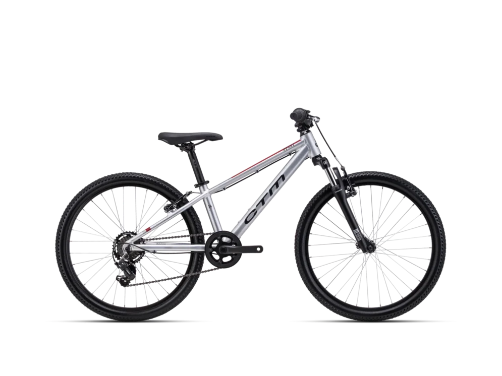 Detský bicykel CTM ROCKY 1.0 24 - matná strieborná
