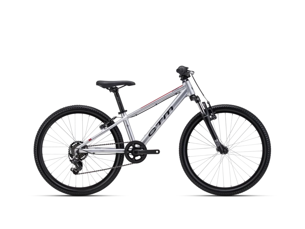 Detský bicykel CTM ROCKY 1.0 24 - matná strieborná