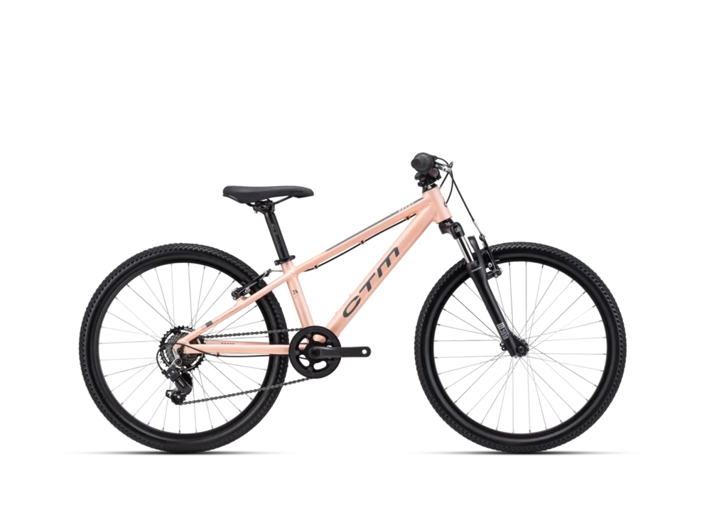 Detský bicykel CTM ROCKY 1.0 24 - matná svetloružová