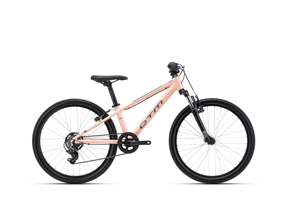 Detský bicykel CTM ROCKY 1.0 24 - matná svetloružová