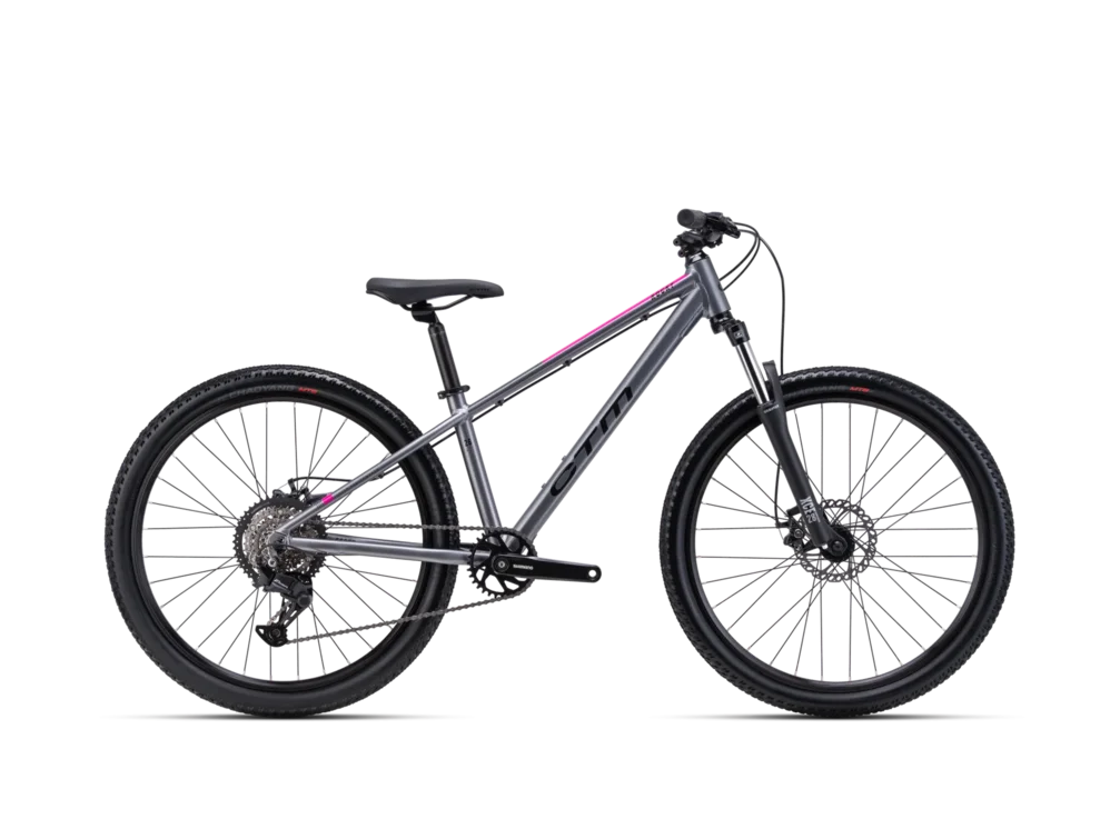 Detský bicykel CTM ROCKY jump 26 – matná šedá