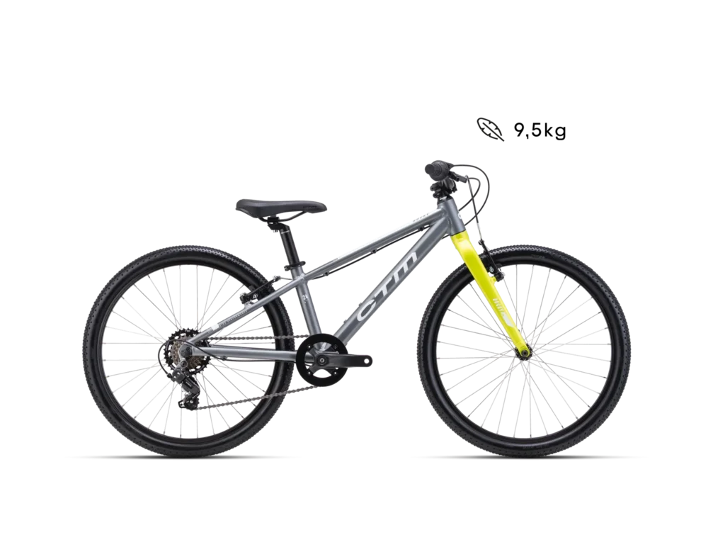 Detský bicykel CTM ROCKY SL 24 - matná šedá