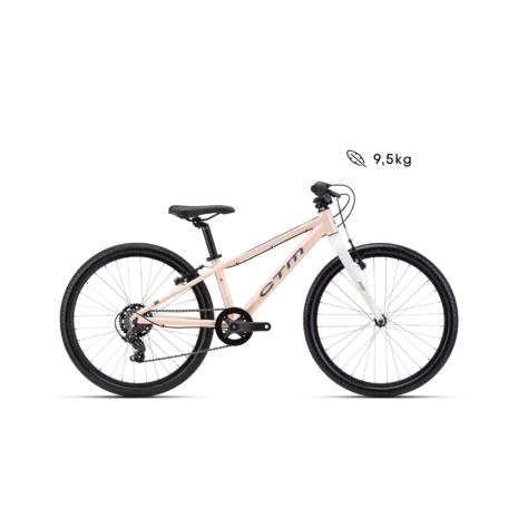 Detský bicykel CTM ROCKY SL 24 - matná svetloružová