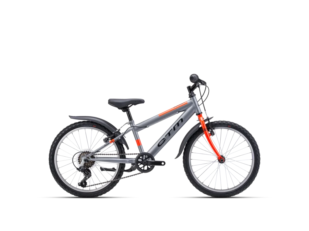 Detský bicykel CTM SCOOBY 1.0 - matná šedá