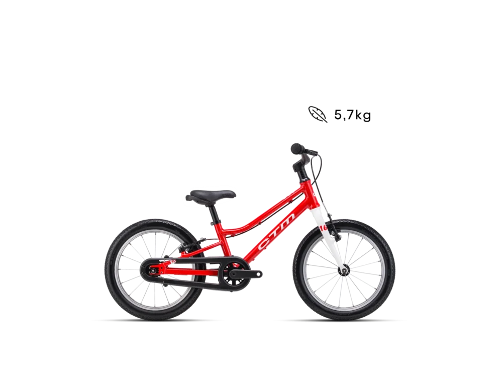 Detský bicykel CTM SLY 16 - červená