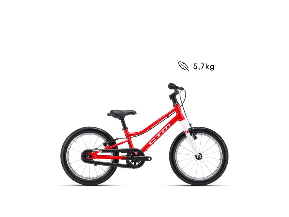 Detský bicykel CTM SLY 16 - červená