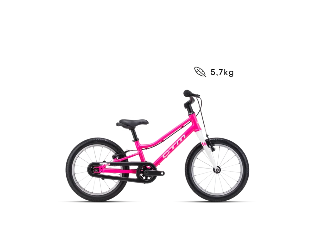 Detský bicykel CTM SLY 16 - ružová
