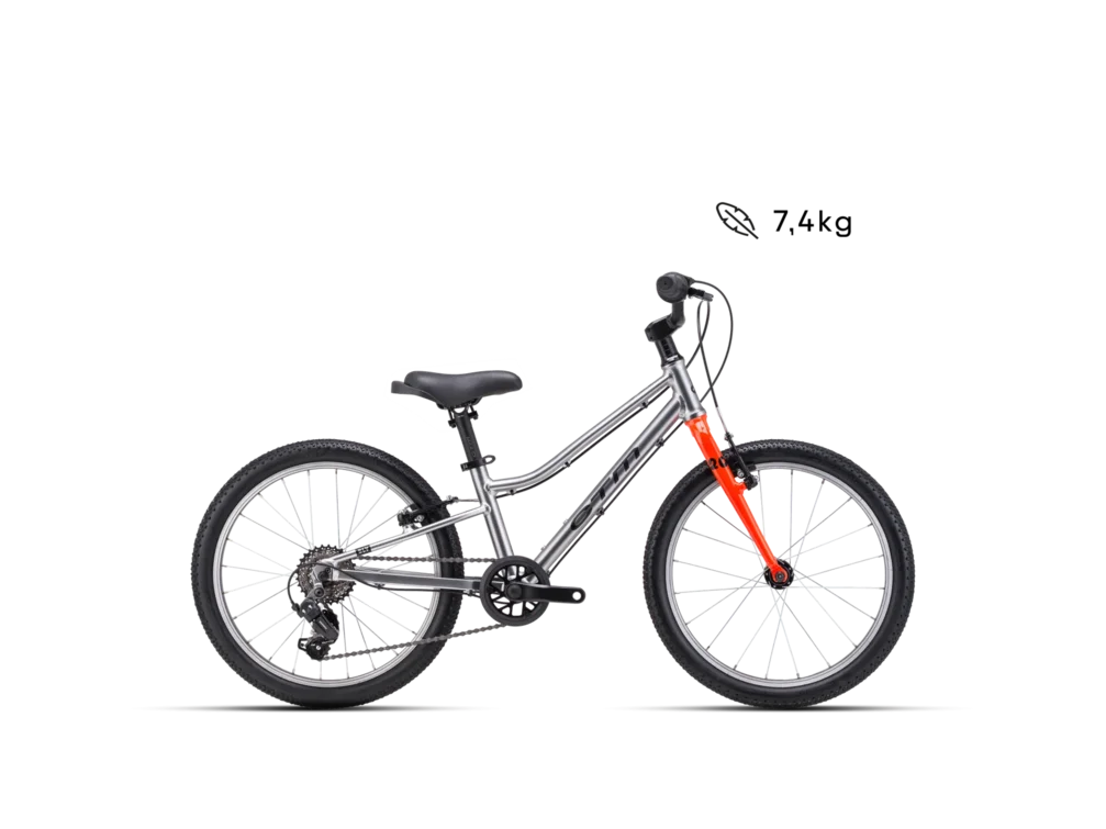 Detský bicykel CTM SLY 20 - matná strieborná