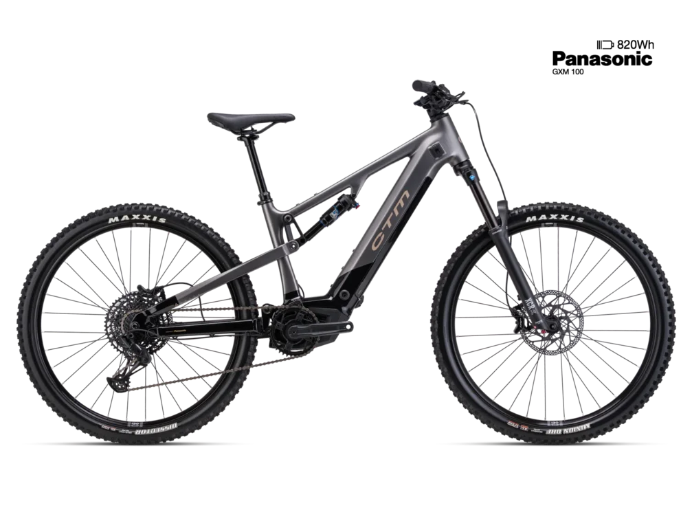 Elektrický horský bicykel CTM AREON GX Comp - čierna / matná antracitová