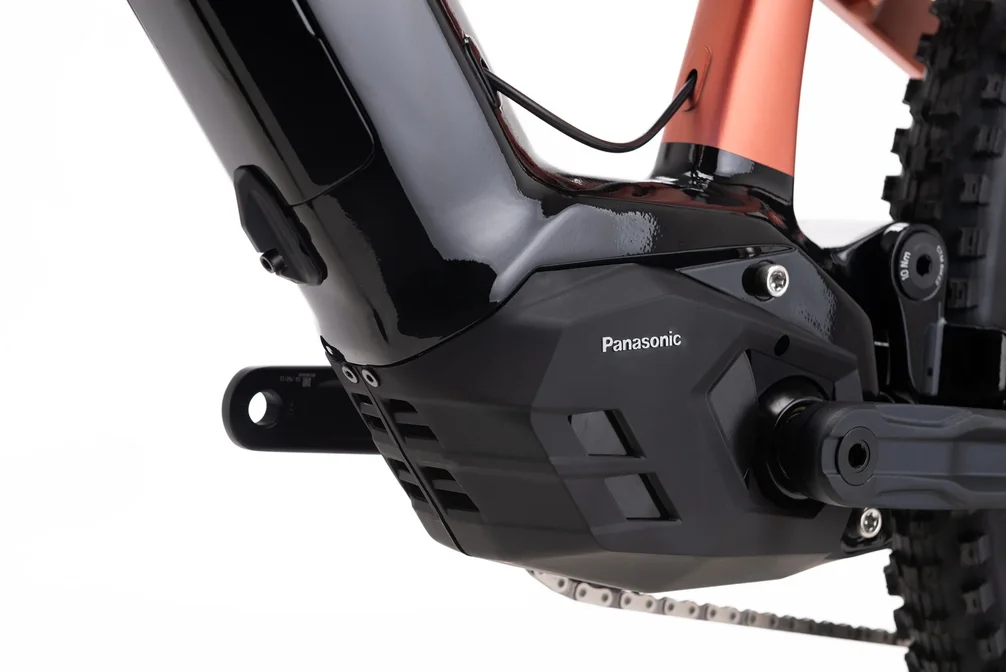 Elektrický horský bicykel CTM AREON GX Pro - čierna/matná tehlová