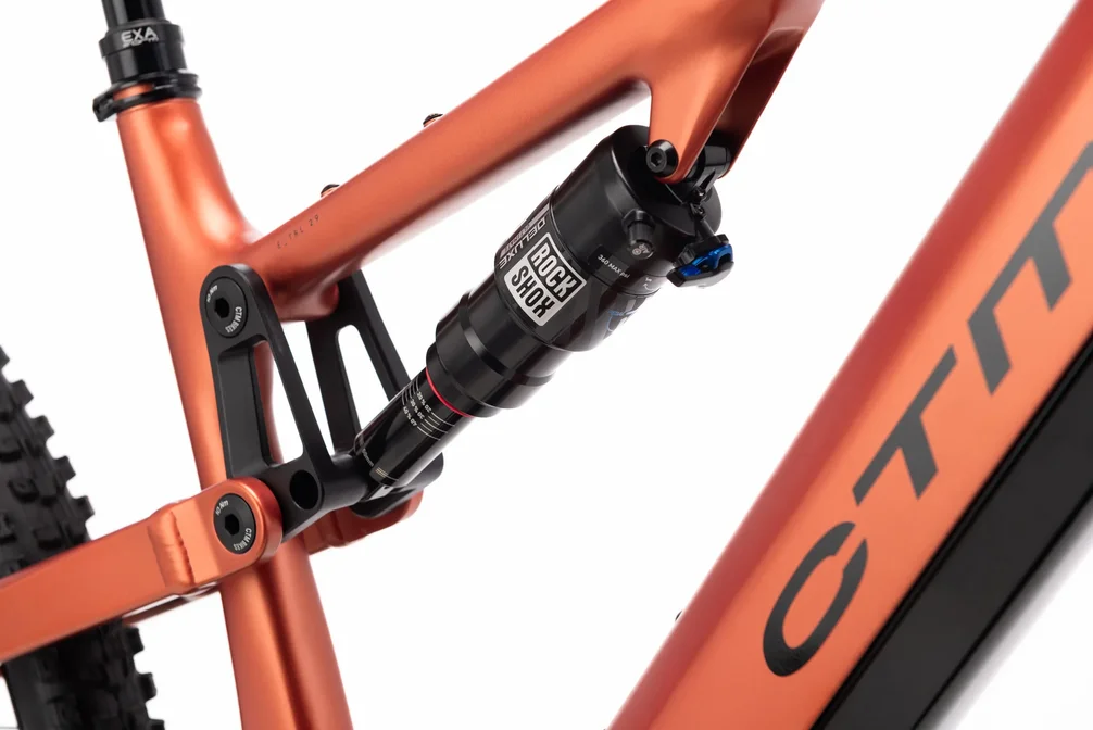 Elektrický horský bicykel CTM AREON GX Pro - čierna/matná tehlová