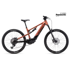 Elektrický horský bicykel CTM AREON GX Pro - čierna/matná tehlová