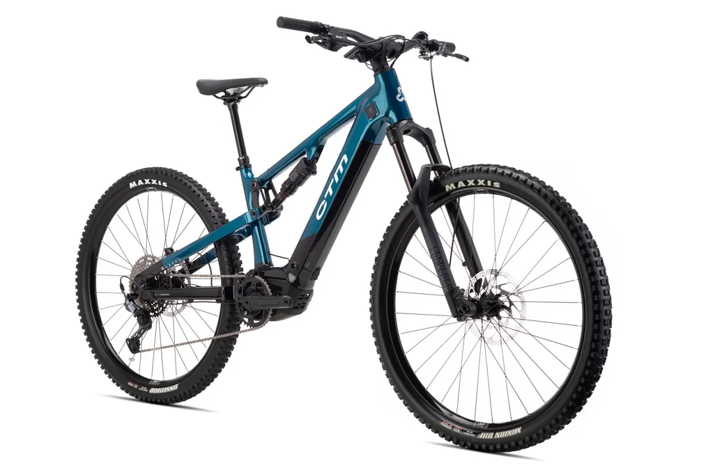 Elektrický horský bicykel CTM AREON GX XPERT - čiera/petrolejová