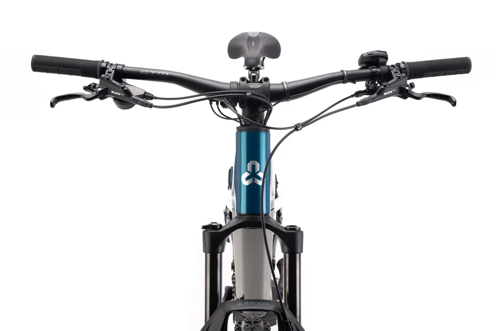 Elektrický horský bicykel CTM AREON GX XPERT - čiera/petrolejová