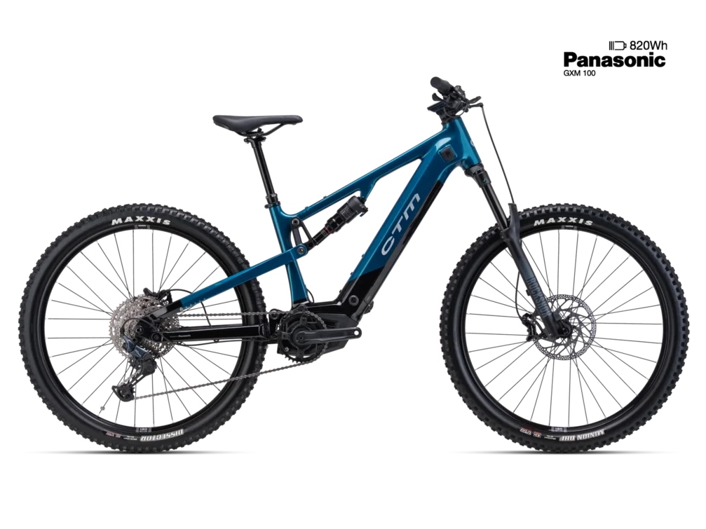 Elektrický horský bicykel CTM AREON GX XPERT - čiera/petrolejová