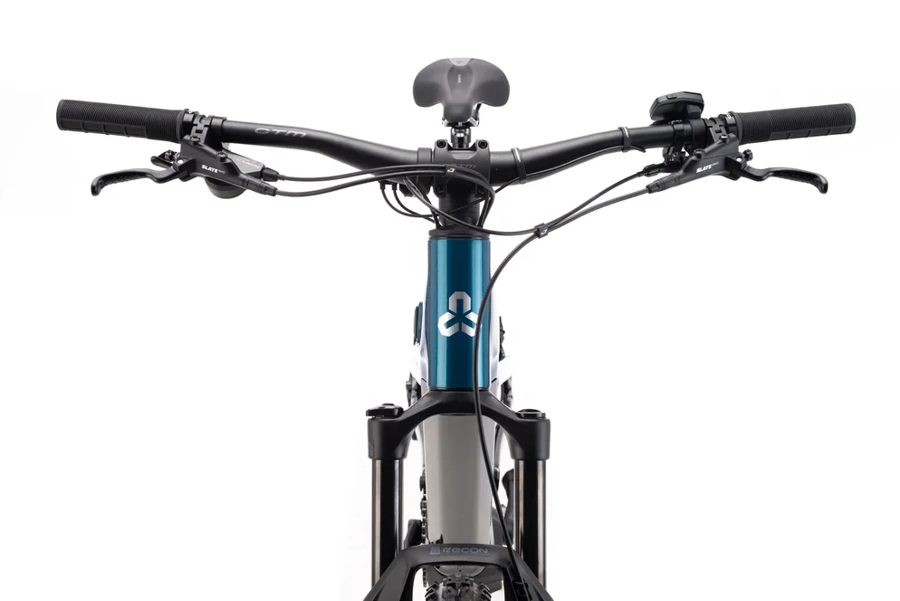 Elektrický horský bicykel CTM AREON GX XPERT - čiera/petrolejová