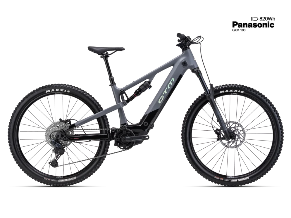 Elektrický horský bicykel CTM AREON GX XPERT - čierna/matná šedá