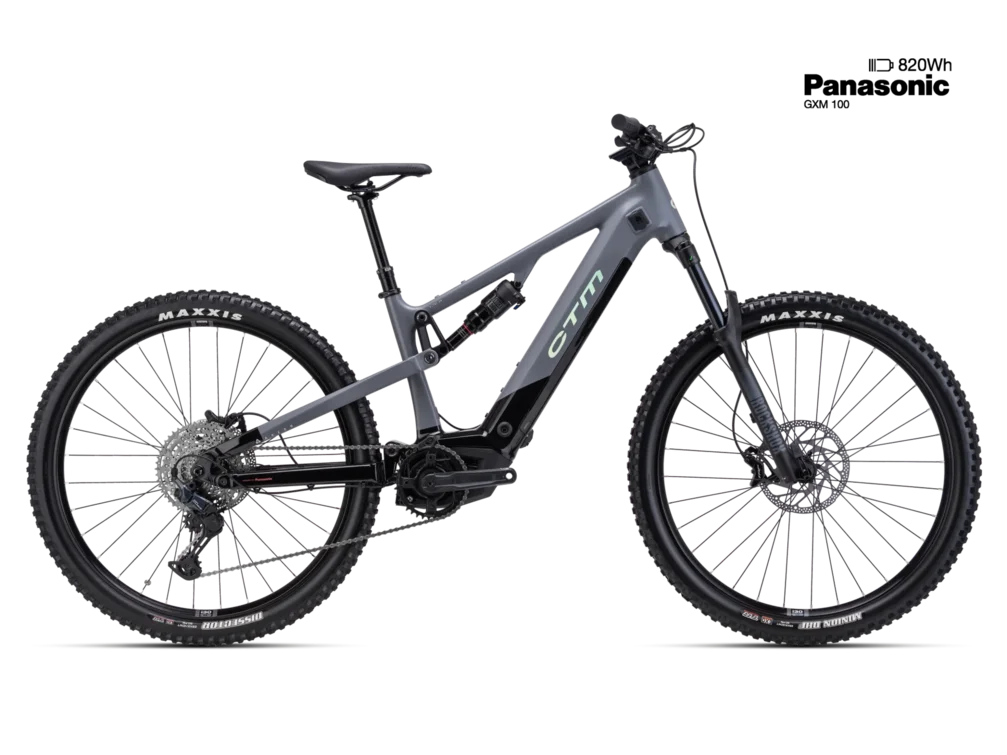 Elektrický horský bicykel CTM AREON GX XPERT - čierna/matná šedá