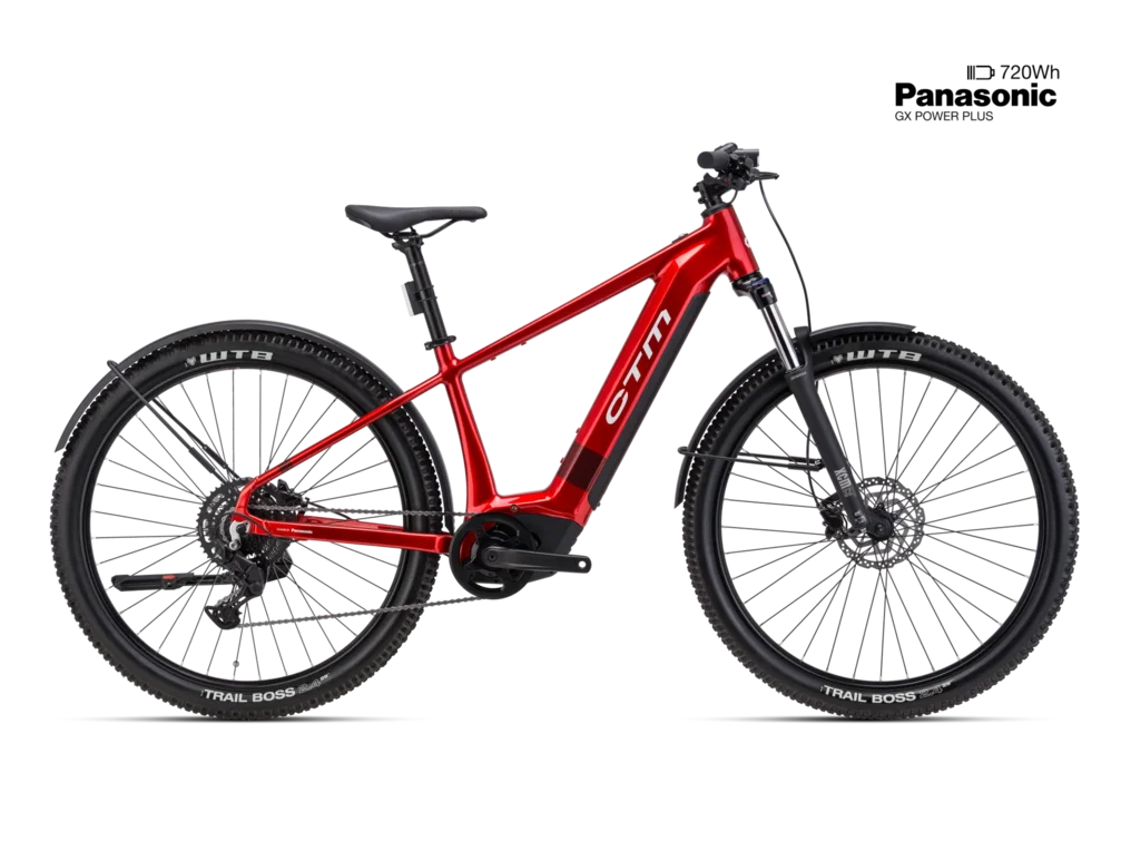 Elektrický horský bicykel CTM PULZE GX Allroad - červená