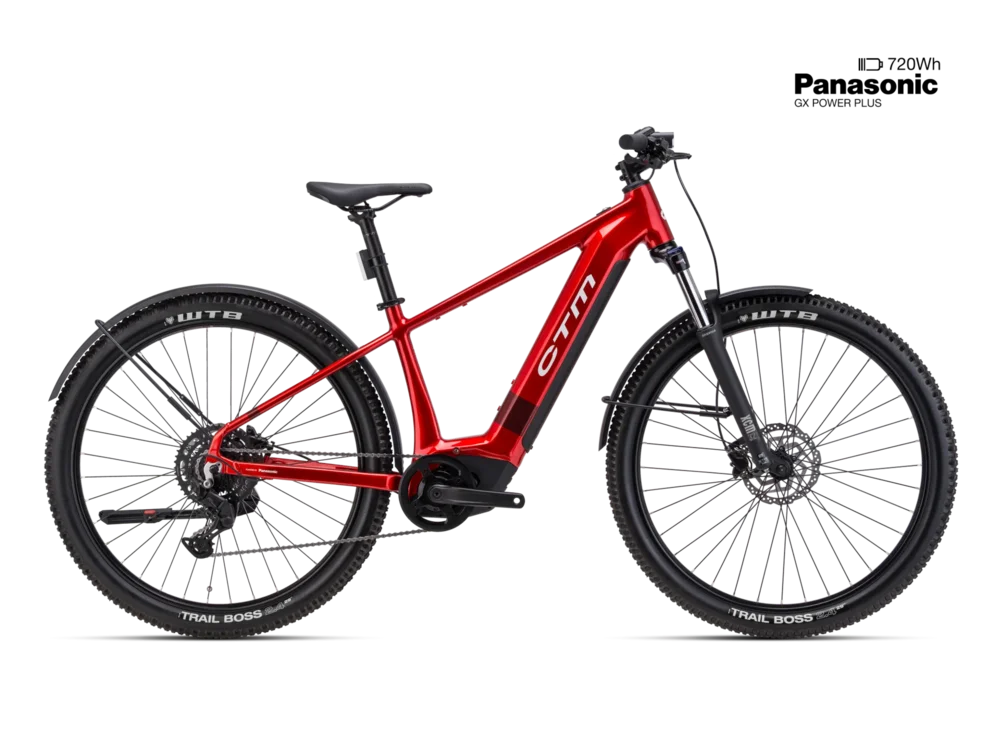 Elektrický horský bicykel CTM PULZE GX Allroad - červená
