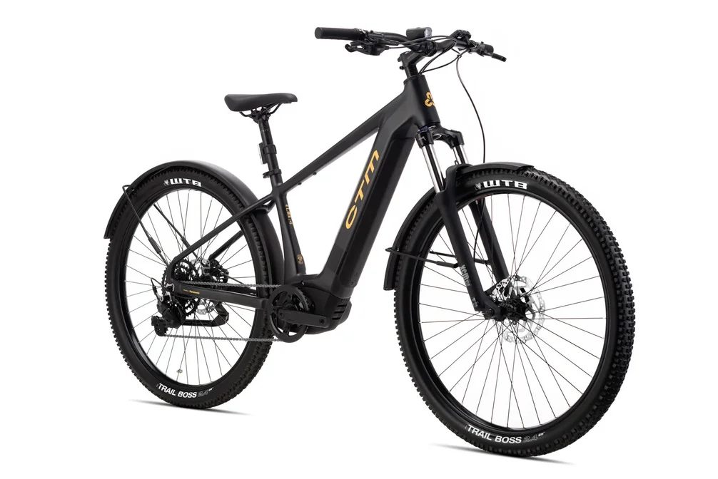 Elektrický horský bicykel CTM PULZE GX Allroad - matná čierna