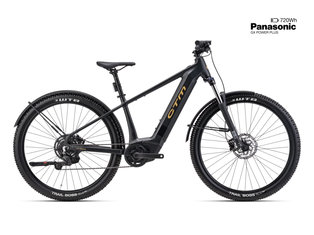 Elektrický horský bicykel CTM PULZE GX Allroad - matná čierna