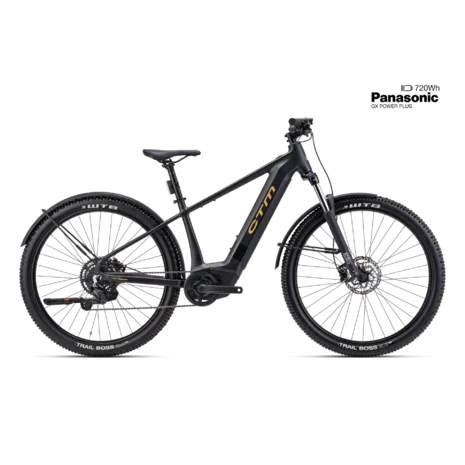Elektrický horský bicykel CTM PULZE GX Allroad - matná čierna